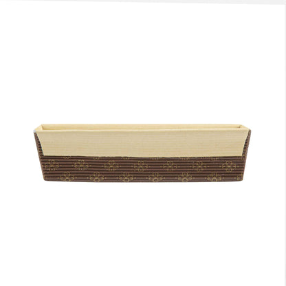 Panificio 18 oz Kraft Paper Baking Loaf Pan - Greaseproof, Rippled - 7 3/4" x 3 1/4" x 2" - 10 count box