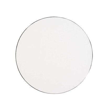 Pastry Tek Round Black Cardboard Cake Drum Board - Covered Edge - 8" x 8" x 1/2" - 1 count box