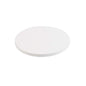 Pastry Tek Round White Cardboard Cake Drum Board - Covered Edge - 8" x 8" x 1/2" - 1 count box