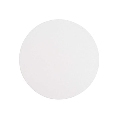 Pastry Tek Round White Cardboard Cake Drum Board - Covered Edge - 8" x 8" x 1/2" - 1 count box