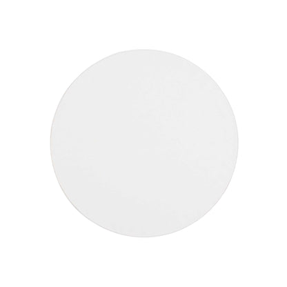 Pastry Tek Round White Cardboard Cake Drum Board - Covered Edge - 8" x 8" x 1/2" - 1 count box