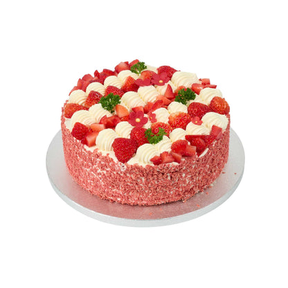 Pastry Tek Round Metallic Silver Cardboard Cake Drum Board - Covered Edge - 10" x 10" x 1/2" - 1 count box