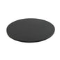 Pastry Tek Round Black Cardboard Cake Drum Board - Covered Edge - 12" x 12" x 1/2" - 1 count box
