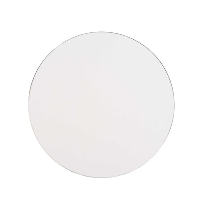 Pastry Tek Round Black Cardboard Cake Drum Board - Covered Edge - 12" x 12" x 1/2" - 1 count box