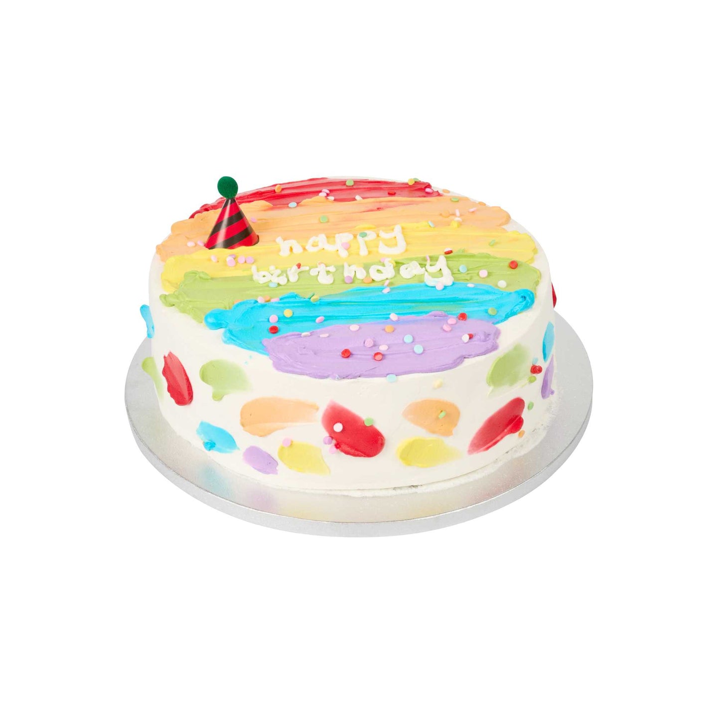 Pastry Tek Round Metallic Silver Cardboard Cake Drum Board - Covered Edge - 12" x 12" x 1/2" - 1 count box