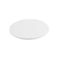 Pastry Tek Round White Cardboard Cake Drum Board - Covered Edge - 12" x 12" x 1/2" - 1 count box