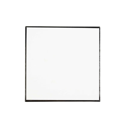 Pastry Tek Square Black Cardboard Cake Drum Board - Covered Edge - 8" x 8" x 1/2" - 1 count box