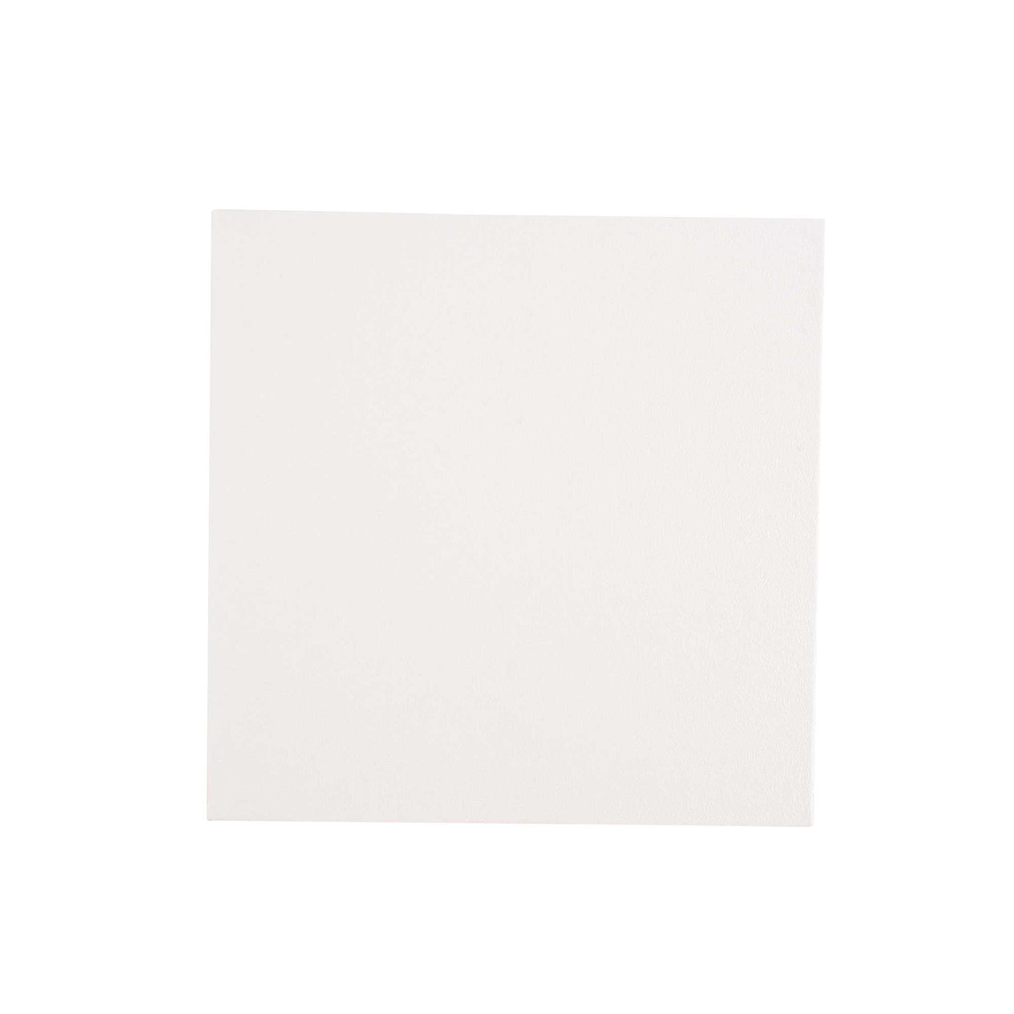 Pastry Tek Square White Cardboard Cake Drum Board - Covered Edge - 8" x 8" x 1/2" - 1 count box