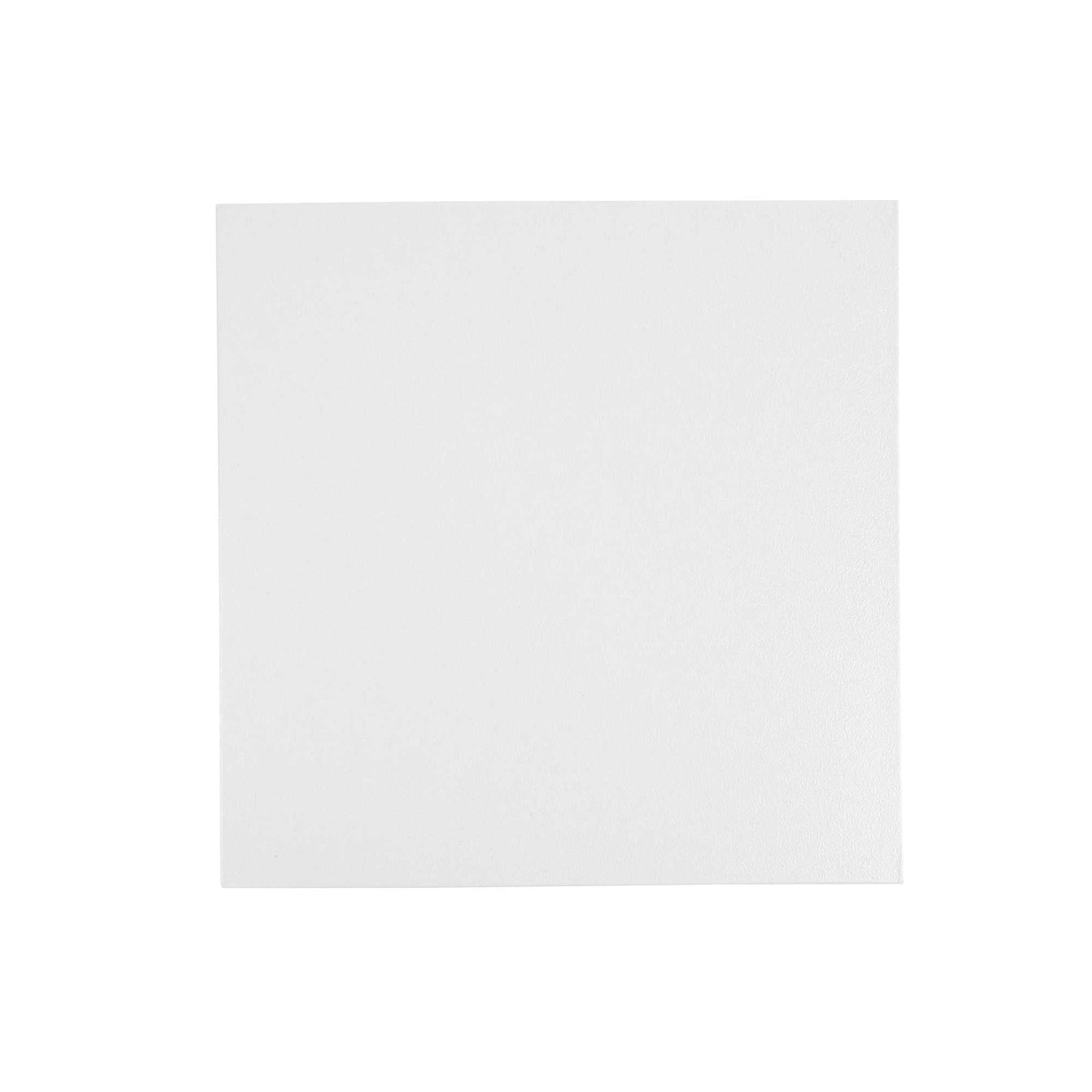 Pastry Tek Square White Cardboard Cake Drum Board - Covered Edge - 10" x 10" x 1/2" - 1 count box