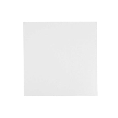 Pastry Tek Square White Cardboard Cake Drum Board - Covered Edge - 10" x 10" x 1/2" - 1 count box
