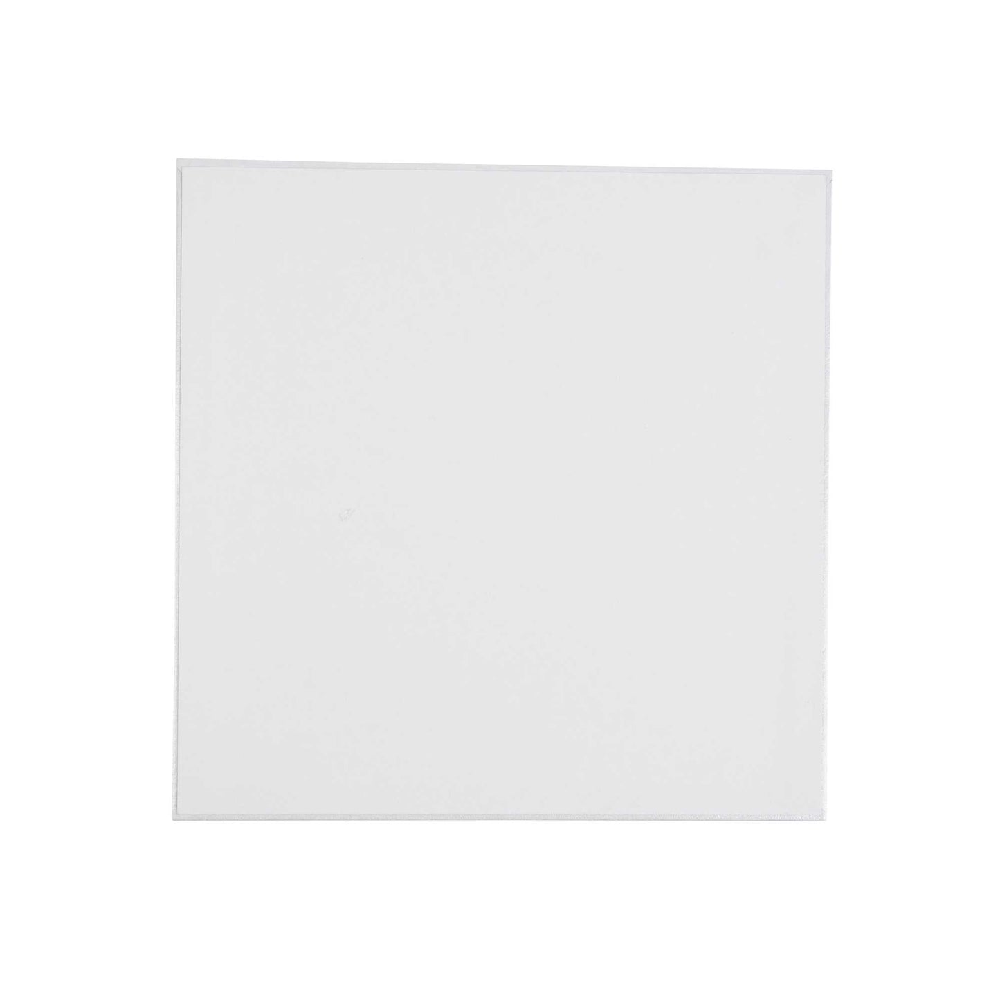 Pastry Tek Square White Cardboard Cake Drum Board - Covered Edge - 12" x 12" x 1/2" - 1 count box