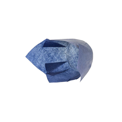 Panificio 4 oz Blue Paper Tulip Baking Cup - Greaseproof - 3 1/2" x 3 1/2" x 3 1/2" - 200 count box