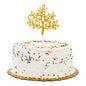 Top Cake Gold Paper Money Tree Cake Topper - Glitter - 7" x 4 1/2" - 100 count box