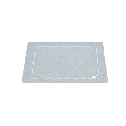 Luxenap Square Gray Cotton Cocktail Napkin - Organic, Disposable - 4 1/2" x 4 1/2" - 50 count box