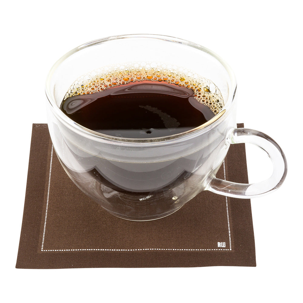 Luxenap Square Brown Cotton Cocktail Napkin - Organic, Disposable - 4 1/2" x 4 1/2" - 500 count box