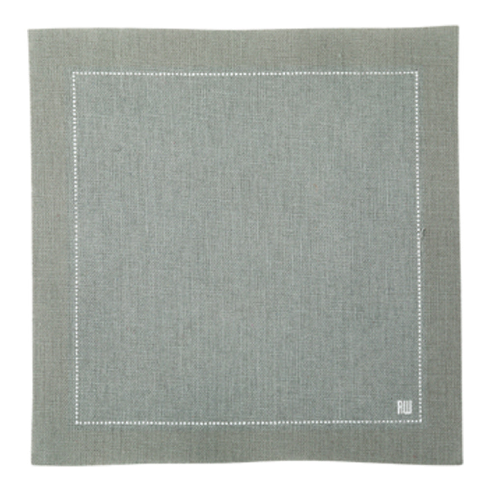 Luxenap Square Gray Cotton Cocktail Napkin - Organic, Disposable - 4 1/2" x 4 1/2" - 500 count box