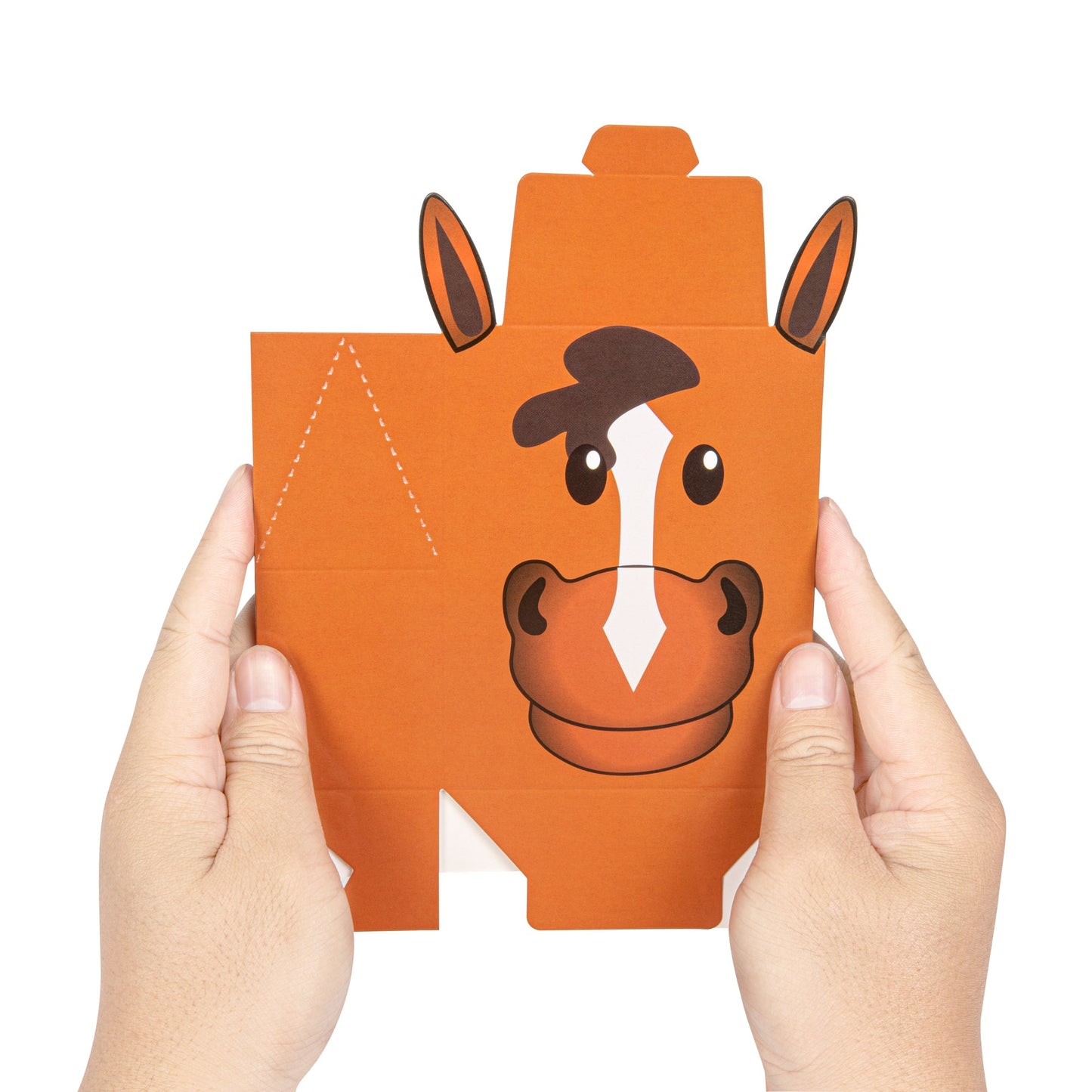 Pastry Tek Paper Happy Pony Candy and Gift Box - 4" x 2" x 5" - 100 count box