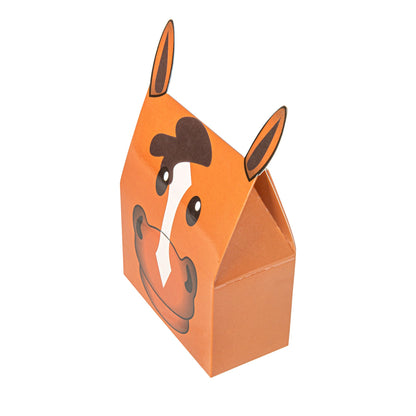 Pastry Tek Paper Happy Pony Candy and Gift Box - 4" x 2" x 5" - 100 count box