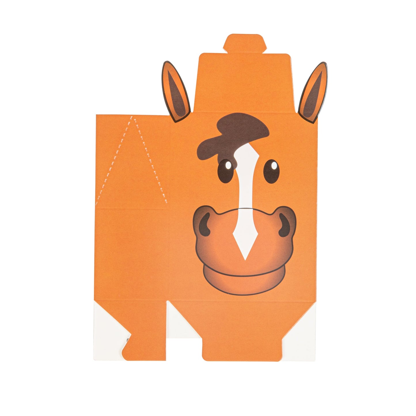 Pastry Tek Paper Happy Pony Candy and Gift Box - 4" x 2" x 5" - 100 count box