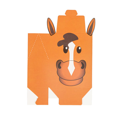 Pastry Tek Paper Happy Pony Candy and Gift Box - 4" x 2" x 5" - 100 count box