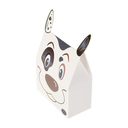 Pastry Tek Paper Happy Spotted Dog Candy and Gift Box - 4" x 2" x 5" - 100 count box
