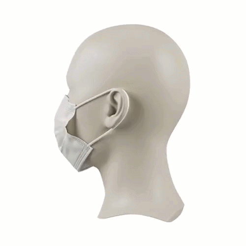 Clean Tek Professional White Disposable Earloop Face Mask - 3-Layer Filtration - 7" x 3 3/4" - 50 count box