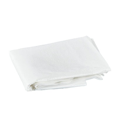 Clean Tek Professional White Plastic Disposable Apron - 42" x 27 1/2" - 100 count box