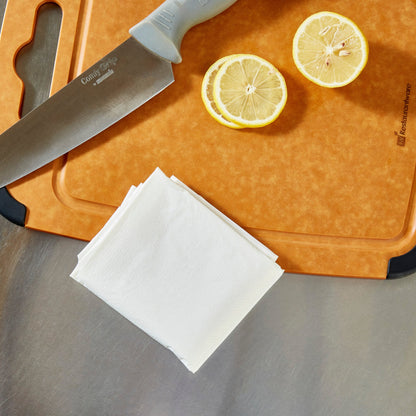 Clean Tek Professional White Plastic Disposable Apron - 42" x 27 1/2" - 1000 count box