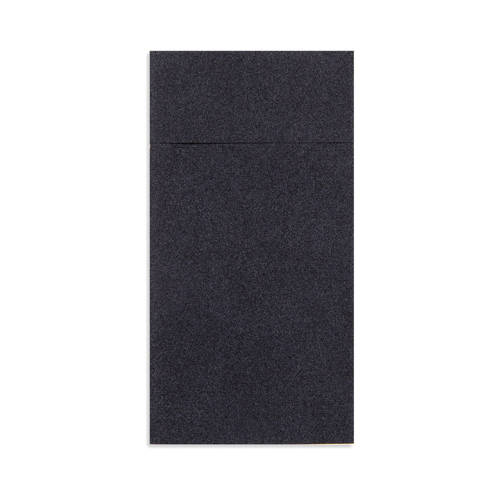 Luxenap Black Paper Napkin - Air Laid, Kangaroo - 15 3/4" x 15 3/4" - 40 count box