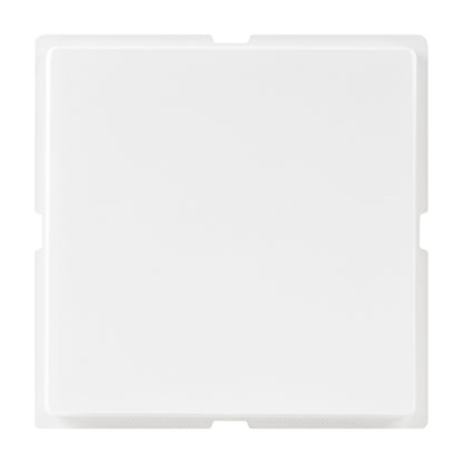 Sweet Vision Square Clear Plastic Cake Box - Blue Lid and White Base, Blue Ribbon, Flower Accent - 10" x 10" x 8 1/4" - 10 count box