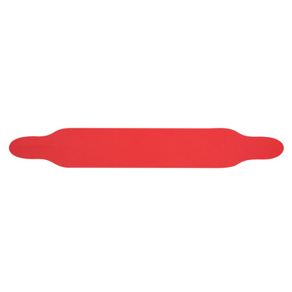 Sweet Vision Rectangle Clear Plastic Cupcake Box - with Handle, Red Paper Wrap, Flower / Bird Accent - 5" x 3 1/4" x 4" - 100 count box