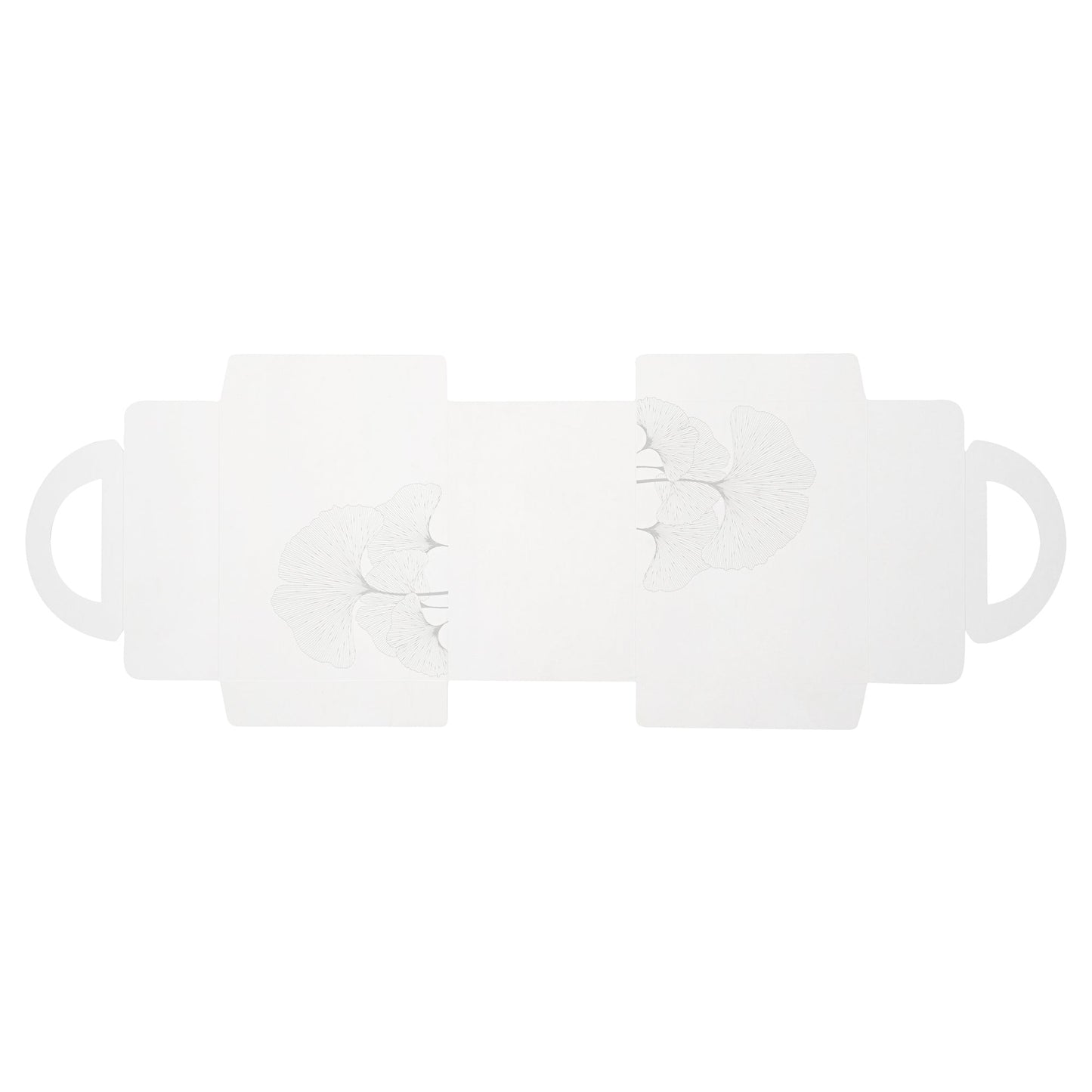 Sweet Vision Rectangle Clear Plastic Cupcake Box - with Handle, Orange Paper Wrap, Leaf Accent - 5" x 3 1/4" x 4" - 100 count box