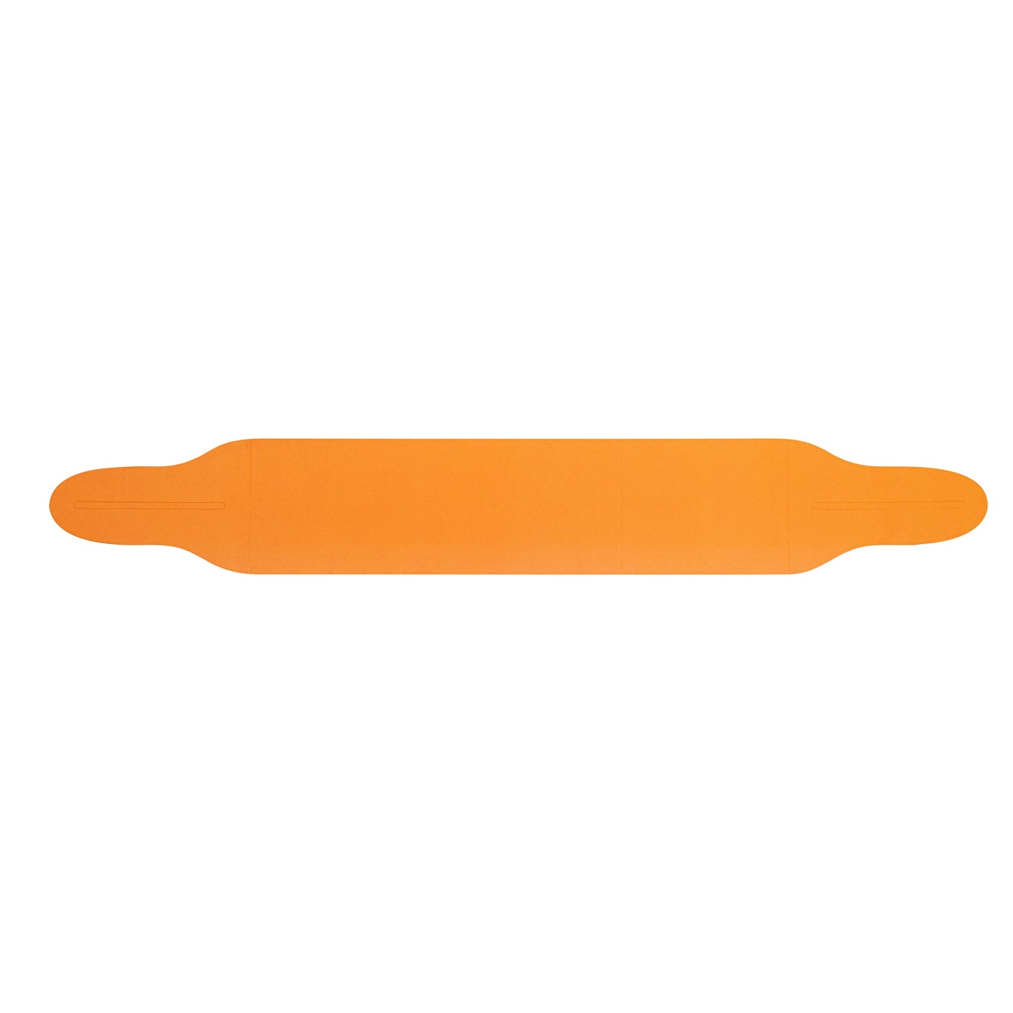 Sweet Vision Rectangle Clear Plastic Cupcake Box - with Handle, Orange Paper Wrap, Leaf Accent - 5" x 3 1/4" x 4" - 100 count box