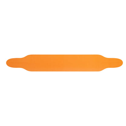 Sweet Vision Rectangle Clear Plastic Cupcake Box - with Handle, Orange Paper Wrap, Leaf Accent - 5" x 3 1/4" x 4" - 100 count box