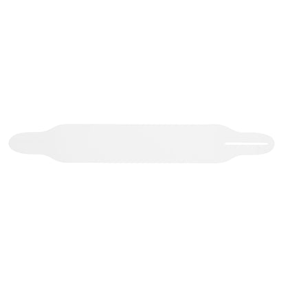 Sweet Vision Rectangle Clear Plastic Cupcake Box - with Handle, White Paper Wrap, Lotus Accent - 5" x 3 1/4" x 4" - 100 count box