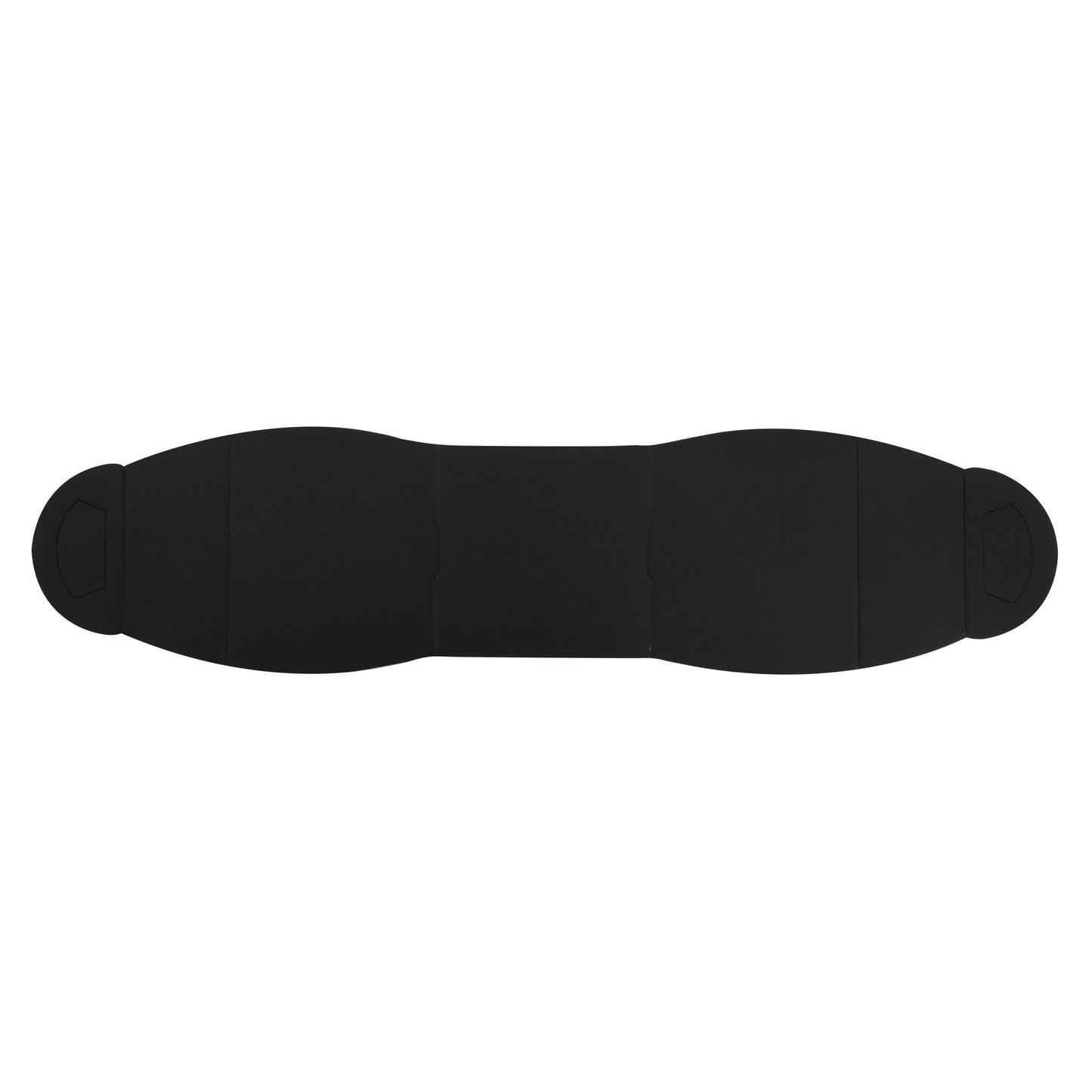 Sweet Vision Square Clear Plastic Cupcake Box - with Handle, Black Paper Wrap, Tree Accent - 4" x 4" x 4 1/4" - 100 count box