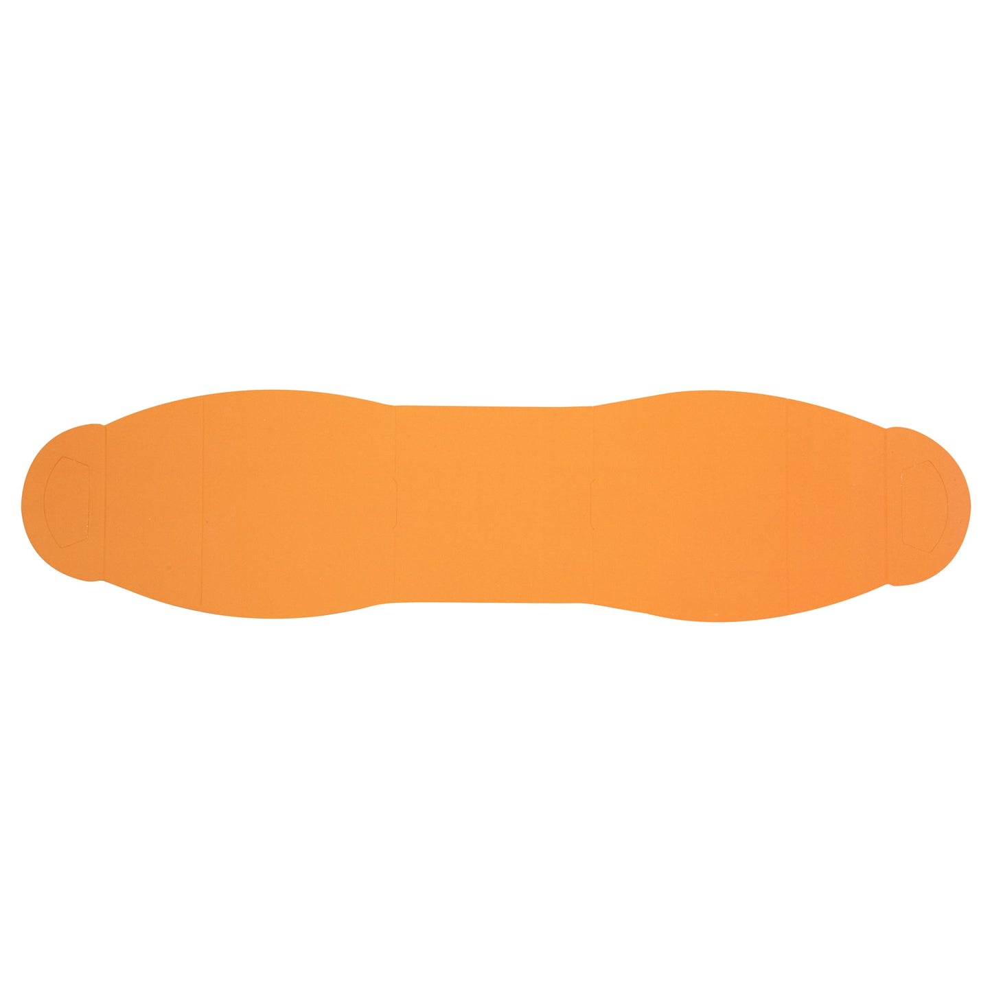 Sweet Vision Square Clear Plastic Cupcake Box - with Handle, Orange Paper Wrap, Leaf Accent - 4" x 4" x 4 1/4" - 100 count box