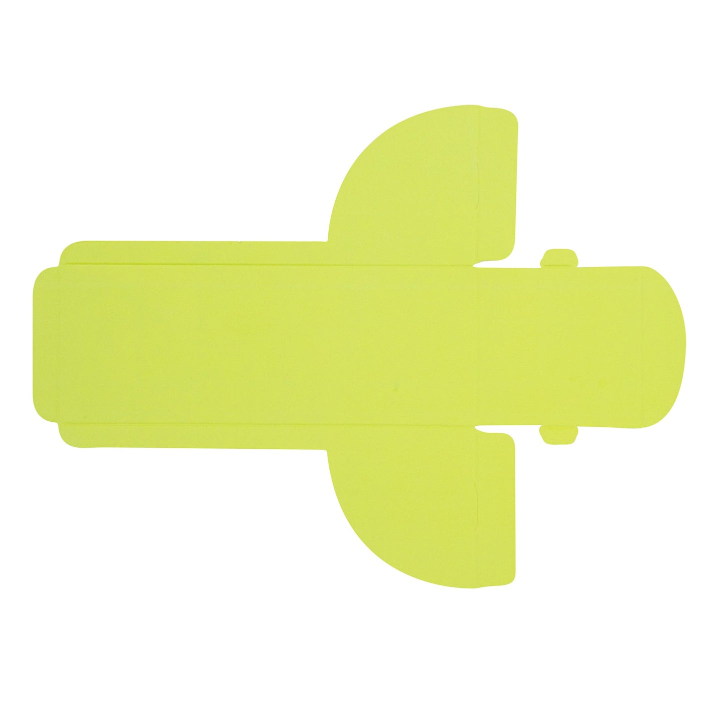 Sweet Vision Rectangle Clear Plastic Eclair Box - Green Paper Sleeve, Geometric Line Accent - 7" x 2 1/2" x 2 1/2" - 100 count box