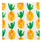 Luxenap White Paper Luncheon Napkin - Pineapple Watercolor - 13" x 13" - 20 count box