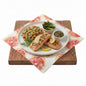 Luxenap White Paper Luncheon Napkin - Grapefruit Watercolor - 13" x 13" - 500 count box