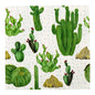 Luxenap White Paper Luncheon Napkin - Cactus - 13" x 13" - 20 count box