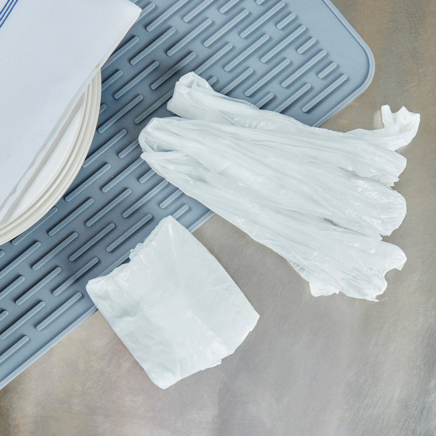 Clean Tek Professional White Plastic Disposable Arm Sleeve Cover - 16" - 1000 count box