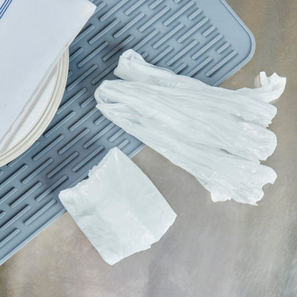 Clean Tek Professional White Plastic Disposable Arm Sleeve Cover - 16" - 1000 count box