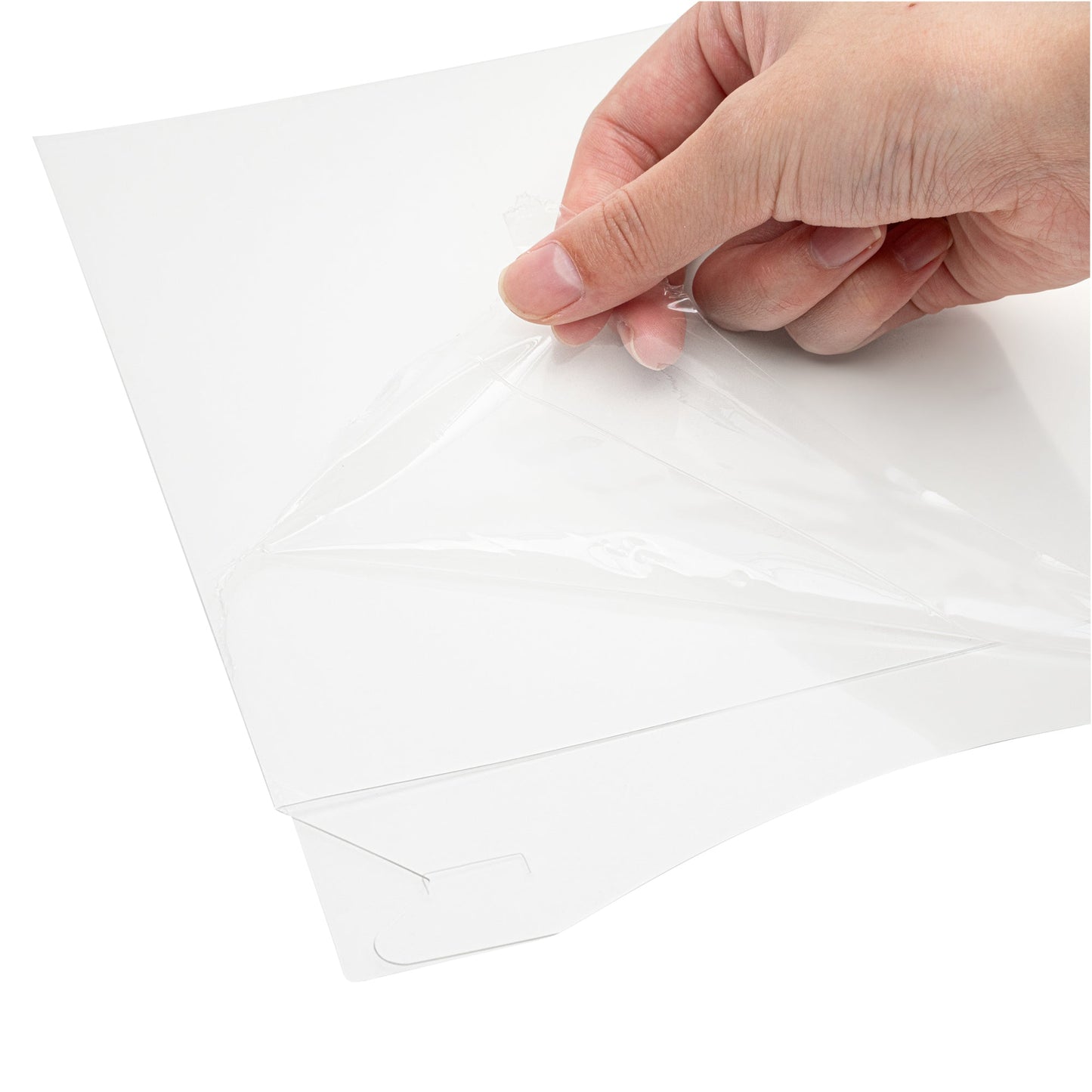 Sweet Vision Square Clear Plastic Cake Box - White Lid and White Base, Gray Ribbon - 10" x 10" x 8 1/4" - 10 count box