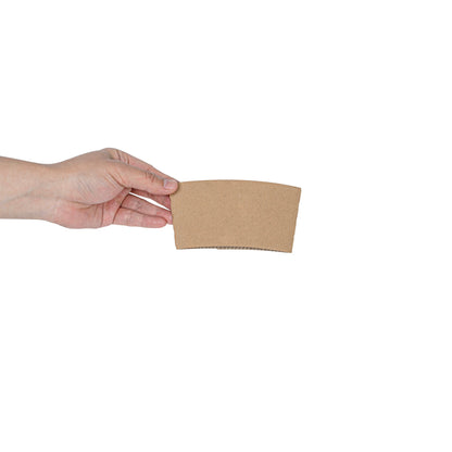 Restpresso Kraft Paper Coffee Cup Sleeve - Fits 12 / 16 / 20 oz Cups - 1000 count box