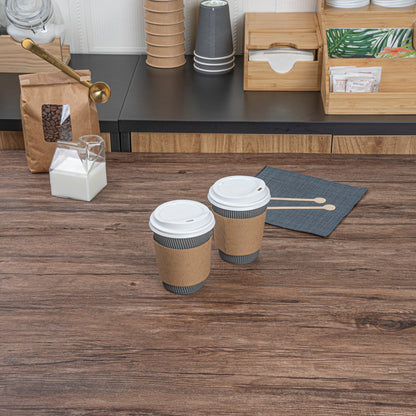 Restpresso Kraft Paper Coffee Cup Sleeve - Fits 12 / 16 / 20 oz Cups - 1000 count box