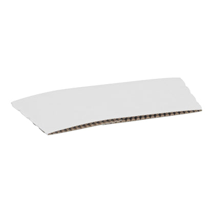 Restpresso White Paper Coffee Cup Sleeve - Fits 12 / 16 / 20 oz Cups - 1000 count box