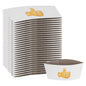 Restpresso White Paper Thumbs Up Emoji Coffee Cup Sleeve - Fits 12 / 16 / 20 oz Cups - 1000 count box
