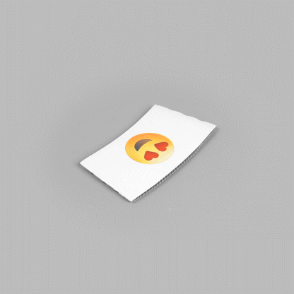 Restpresso White Paper Heart Eyes Emoji Coffee Cup Sleeve - Fits 12 / 16 / 20 oz Cups - 1000 count box