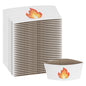 Restpresso White Paper Fire Emoji Coffee Cup Sleeve - Fits 12 / 16 / 20 oz Cups - 1000 count box